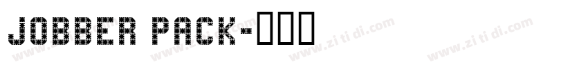 jobber pack字体转换